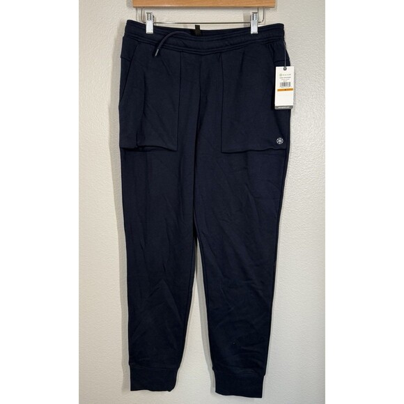 NWT Gaiam Mens Size M Navy Comfort Jogger Athletic Pants Running Gym Pockets NEW - Picture 1 of 9